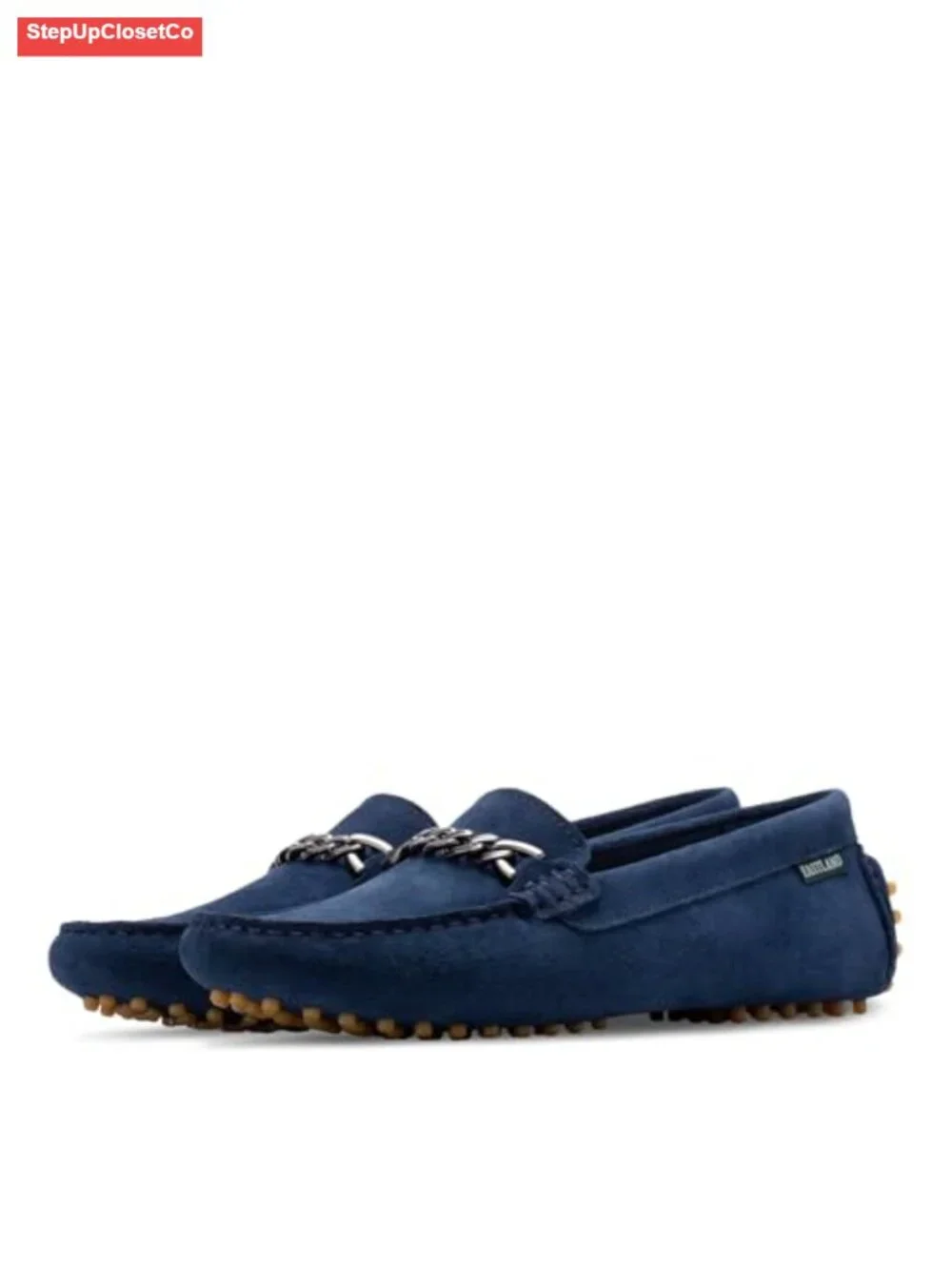 Women's Loafers & Slip-Ons - Moc Toe Leather Driving Shoes